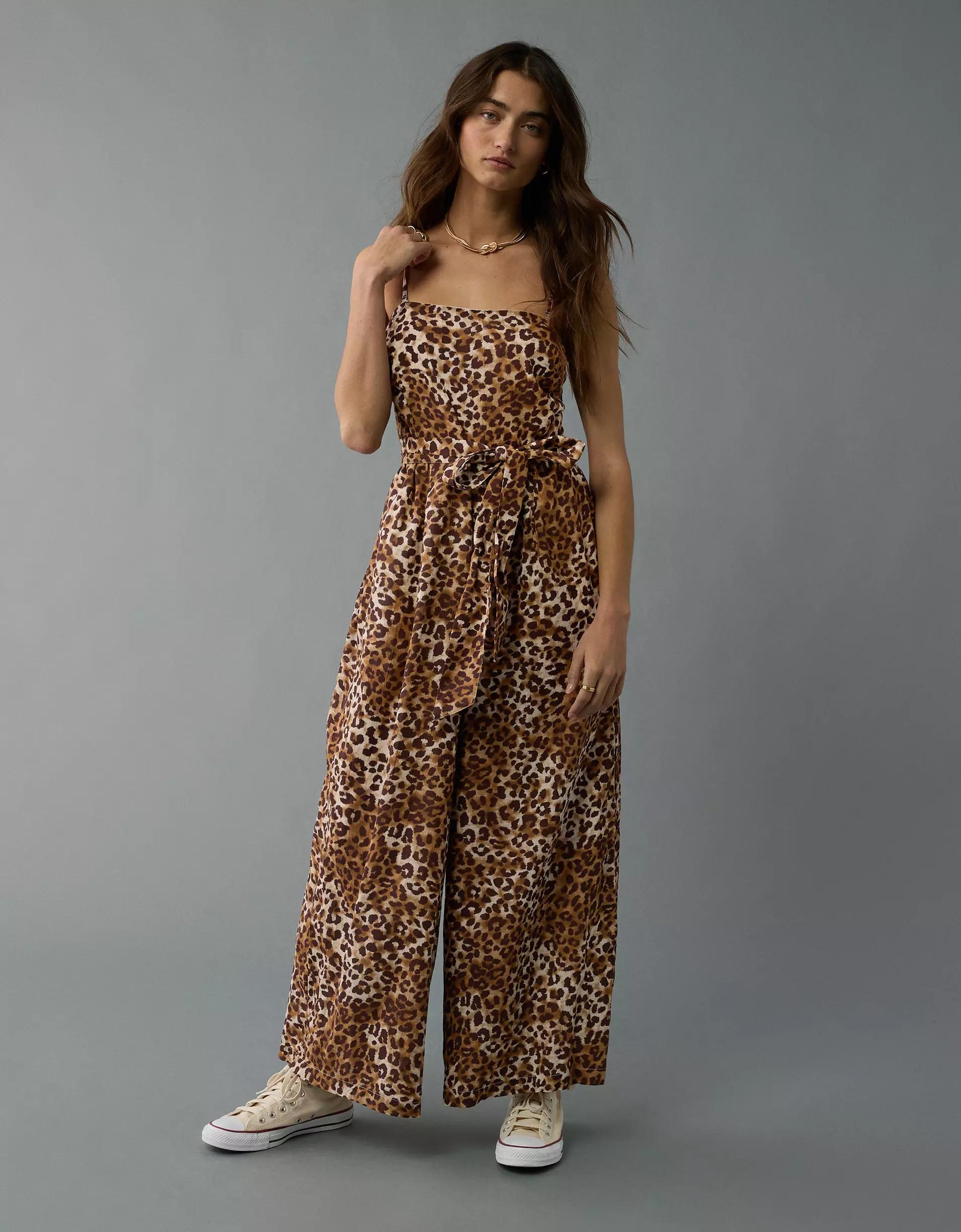 AE Tube Tie Waist Jumpsuit Product Image
