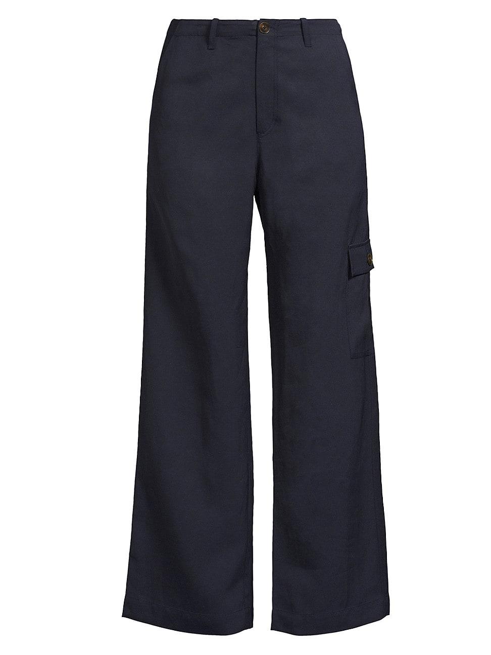 Womens Abra Wide-Leg Cargo Pants Product Image