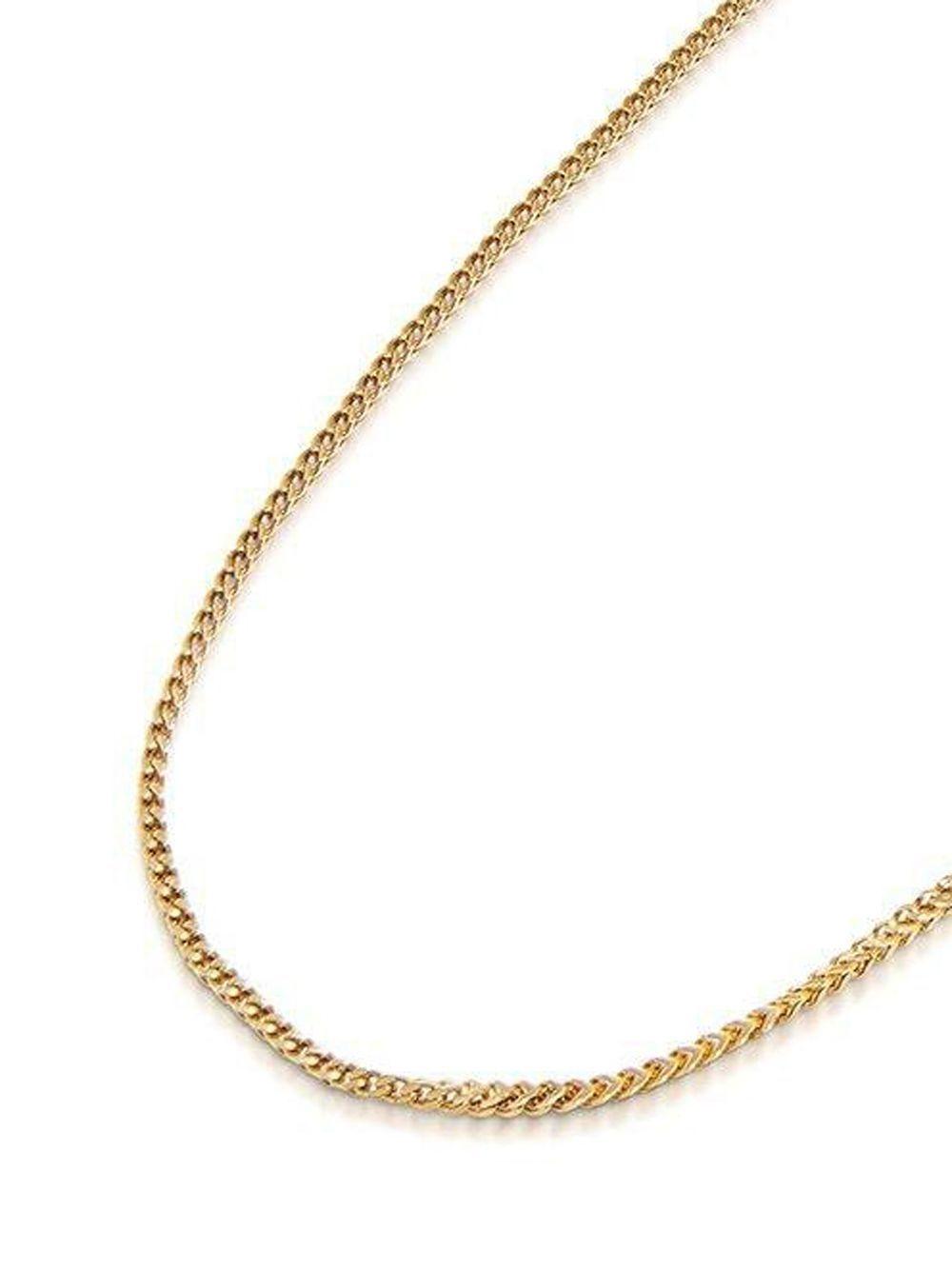 squared chain-link necklace Product Image