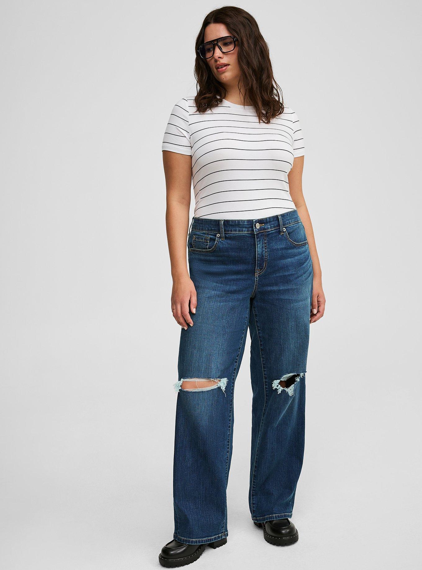 Perfect Wide-Leg Mid-Rise Jean Product Image