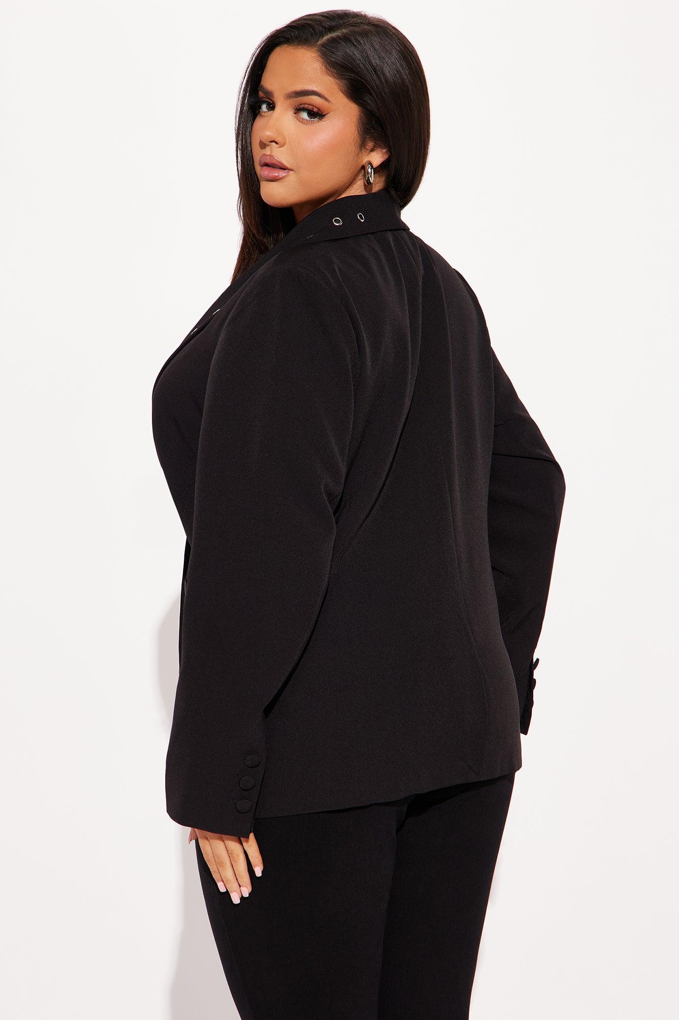 Circle Back To Me Embellished Blazer - Black Product Image