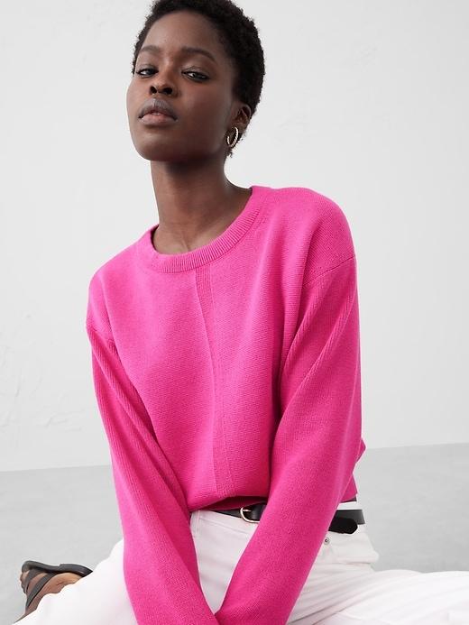 Ribbed Pullover Sweater Product Image