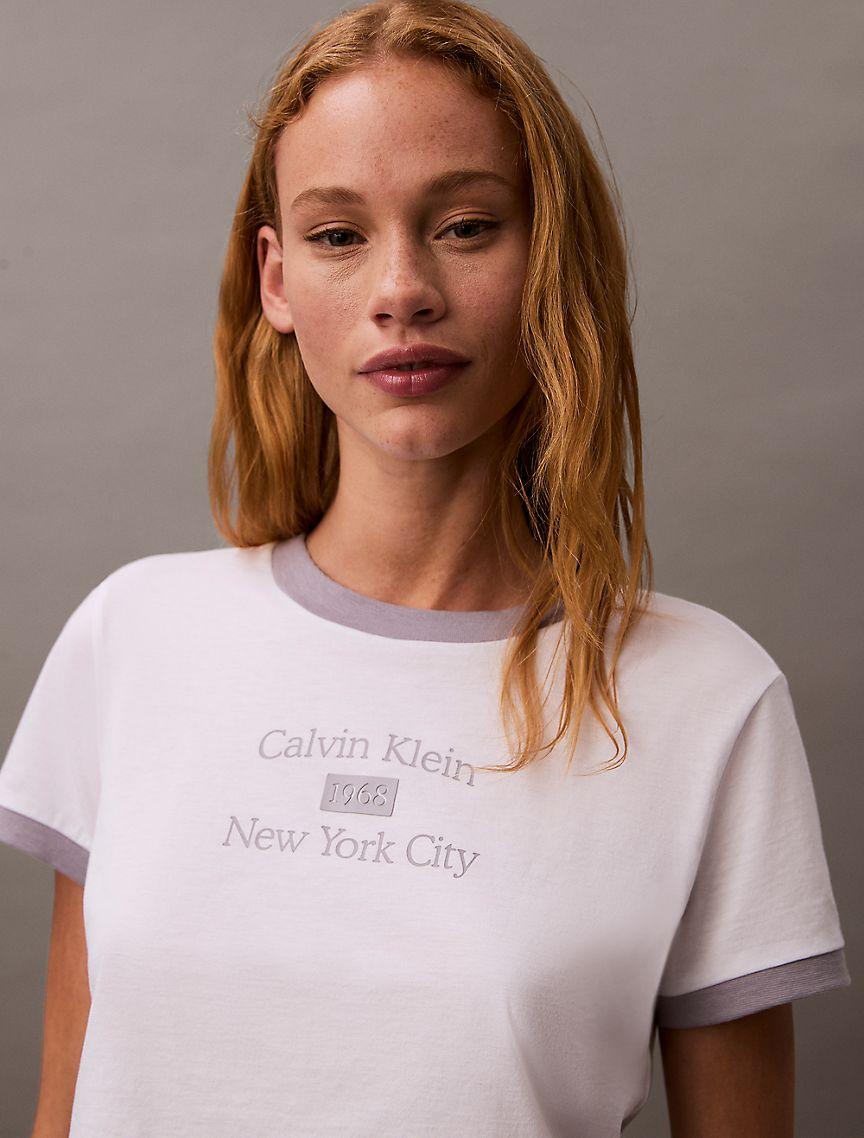 Logo Graphic Cropped Classic T-Shirt Product Image