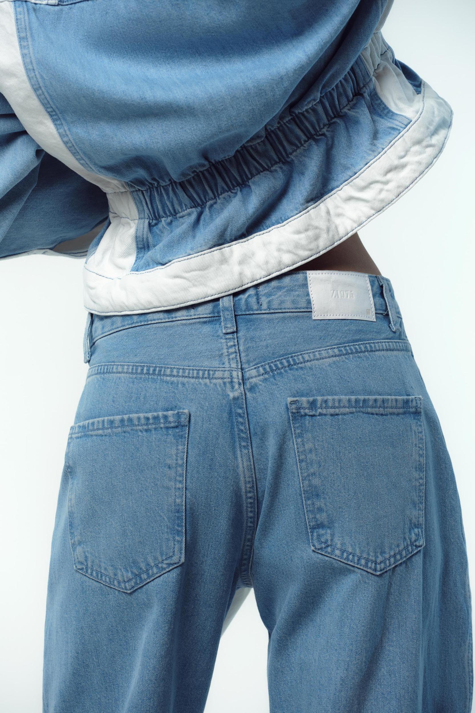 Z1975 STRAIGHT LEG MID-RISE COMBINED JEANS Product Image