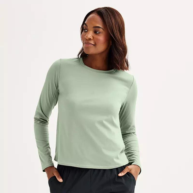 Women's Tek Gear® Essential Soft Long Sleeve Top,  Product Image