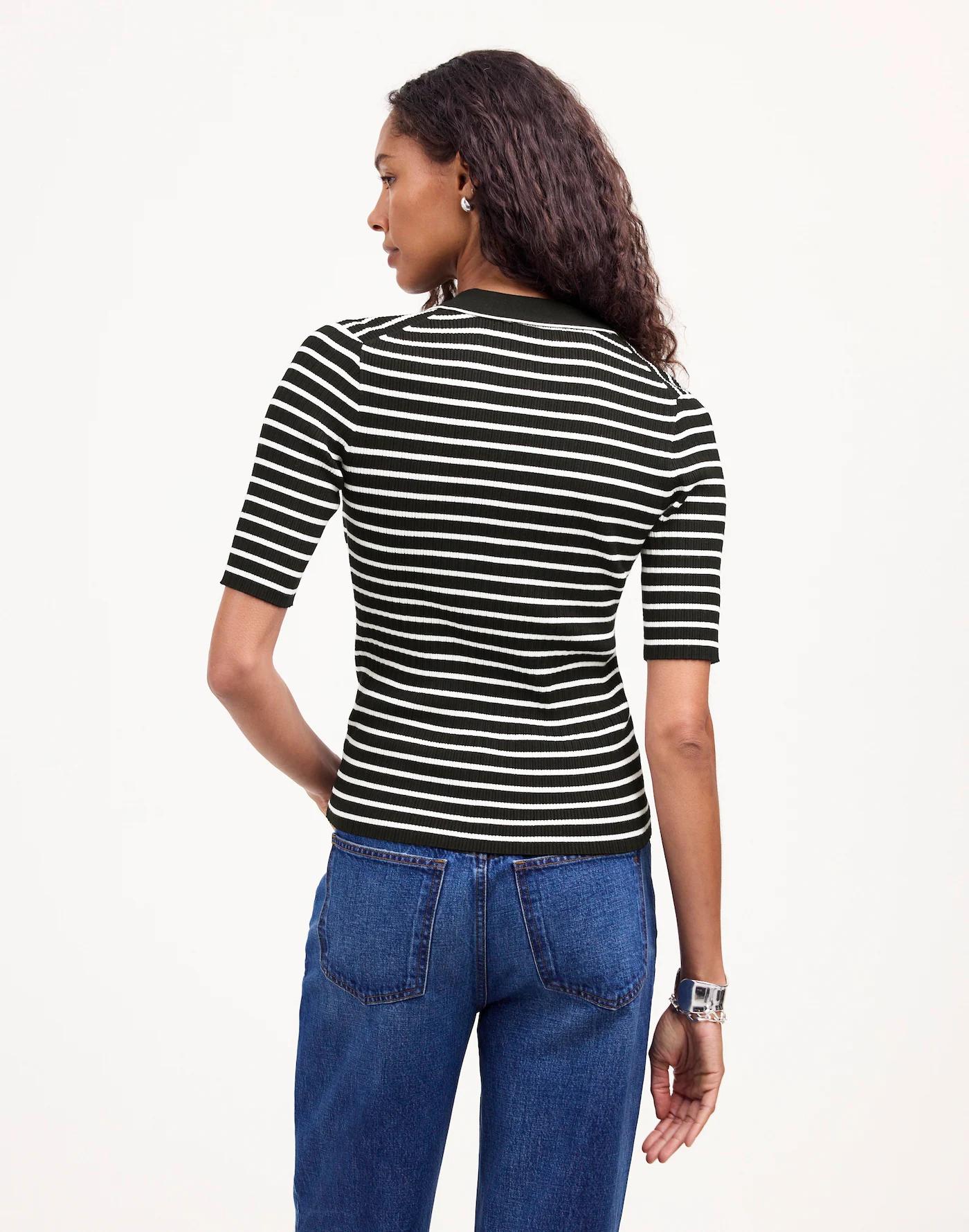 The Signature Knit Sweater Polo Tee Product Image