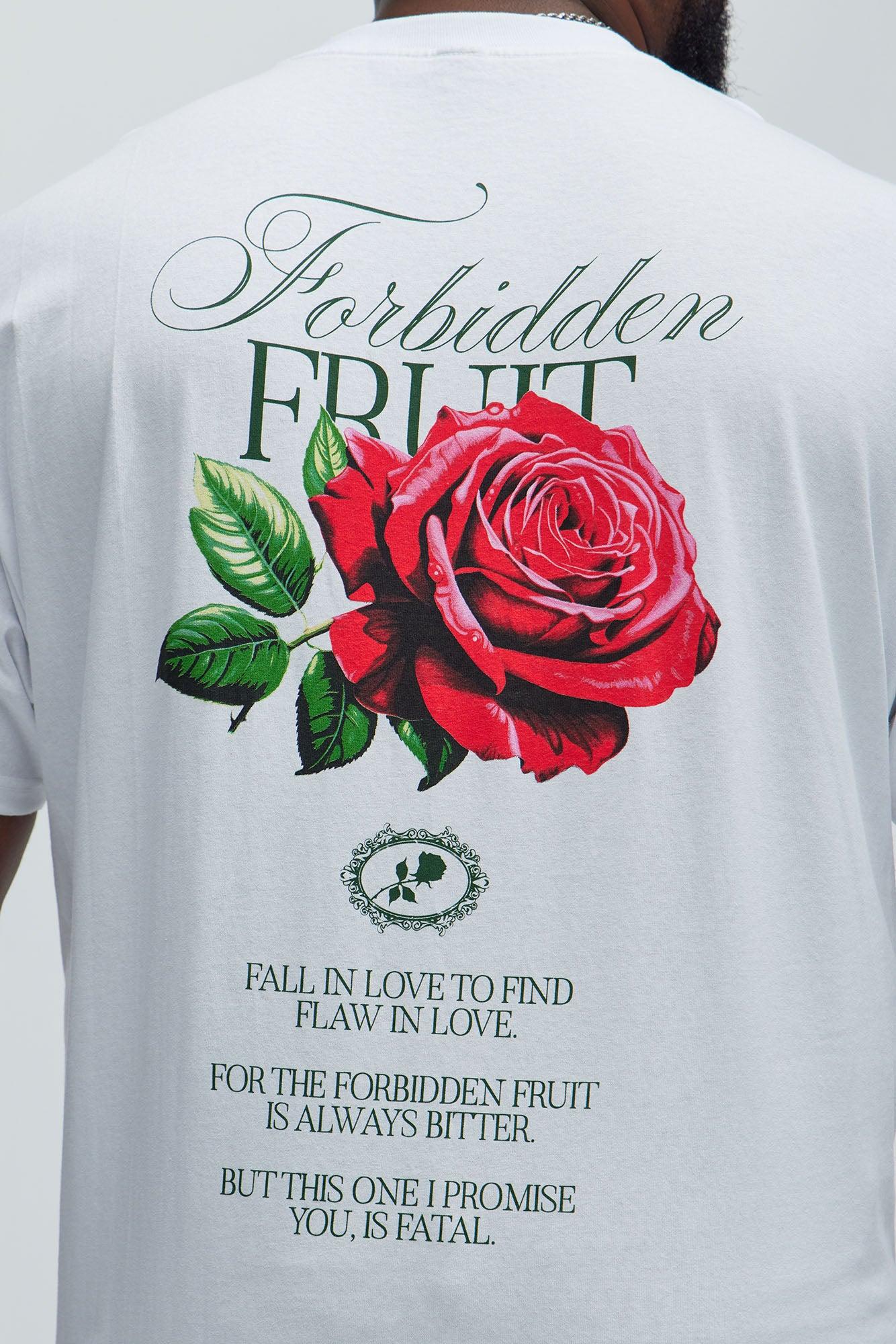 Forbidden Fruit Short Sleeve Tee - White Product Image