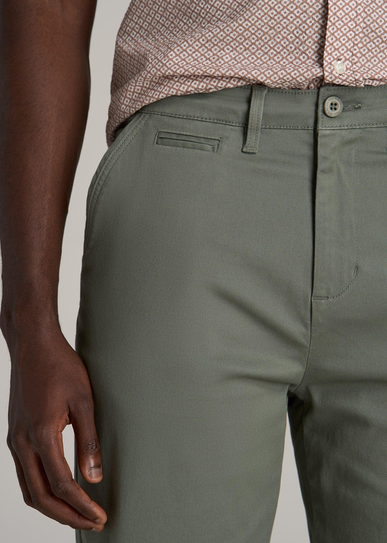 Chino Shorts for Tall Men in Desert Khaki Male Product Image