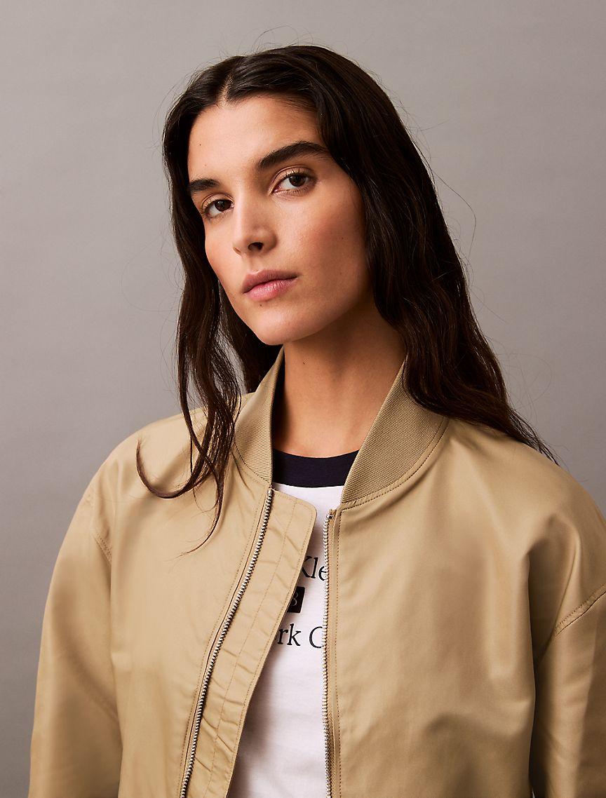 Nylon Bomber Jacket Product Image