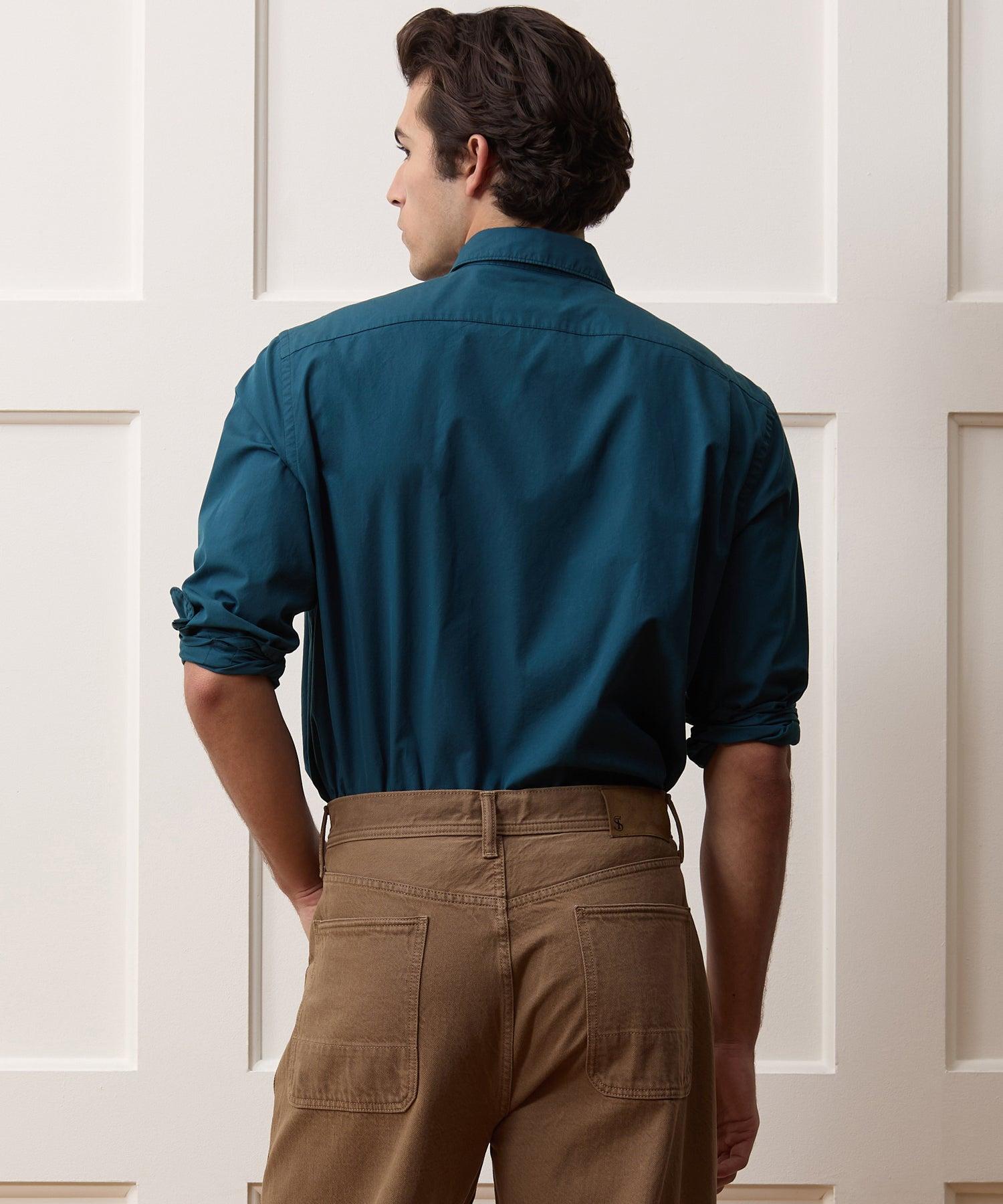 Welt Pocket Poplin Big Shirt Product Image