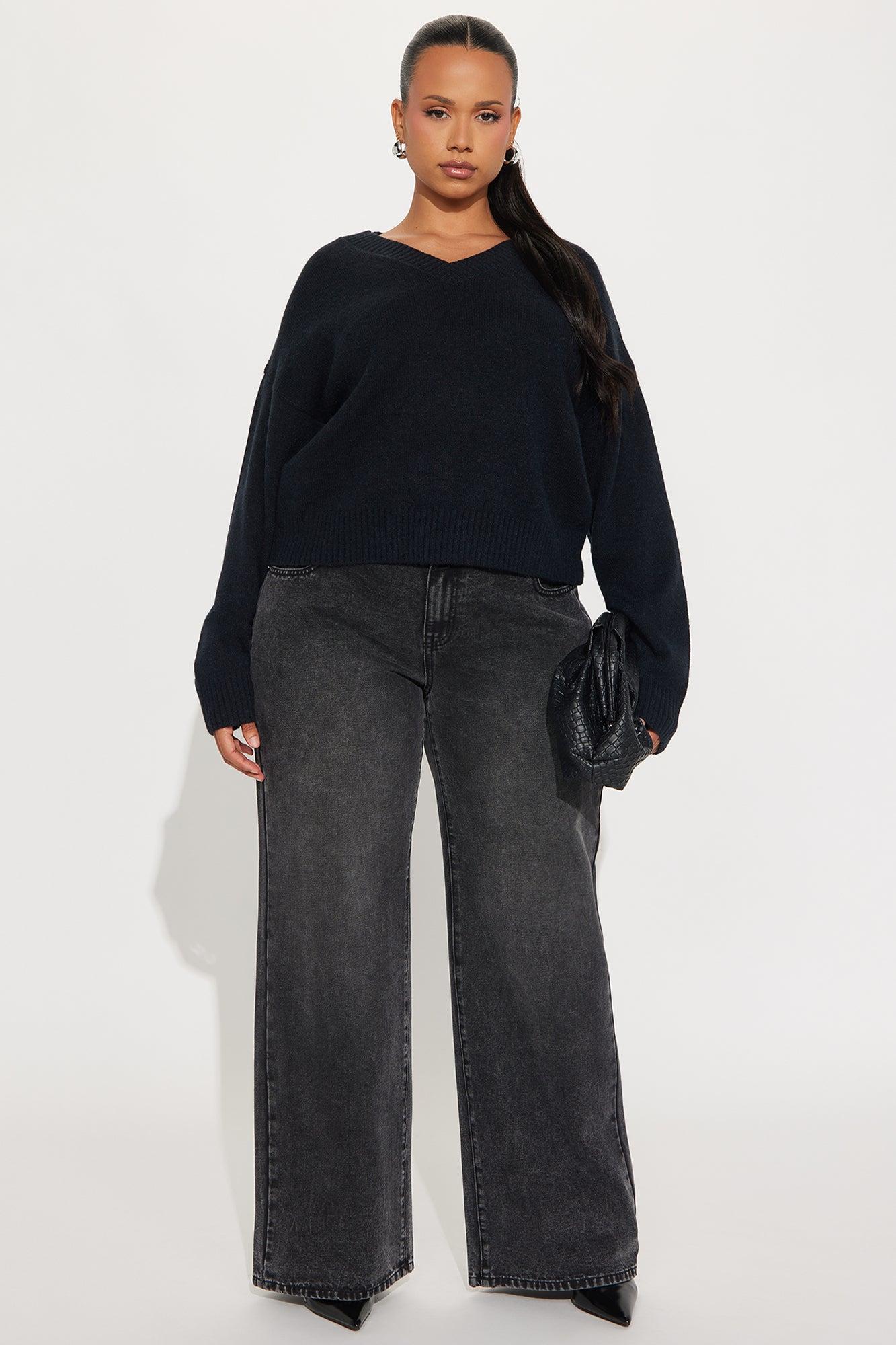 The Everyday Sweater - Black Female Product Image