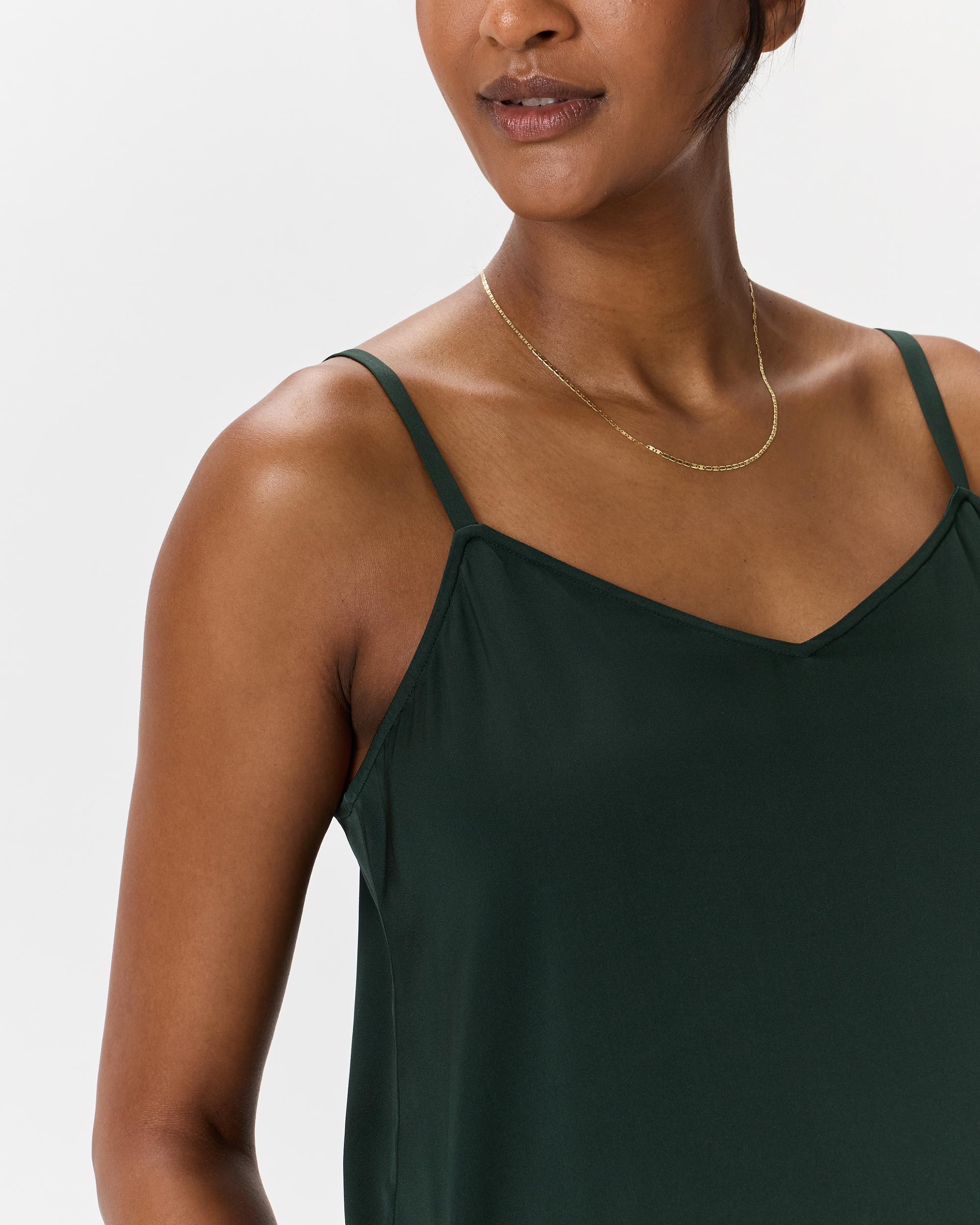 Quince | Women's Washable Stretch Silk V-Neck Maternity Cami Mulberry Silk Product Image