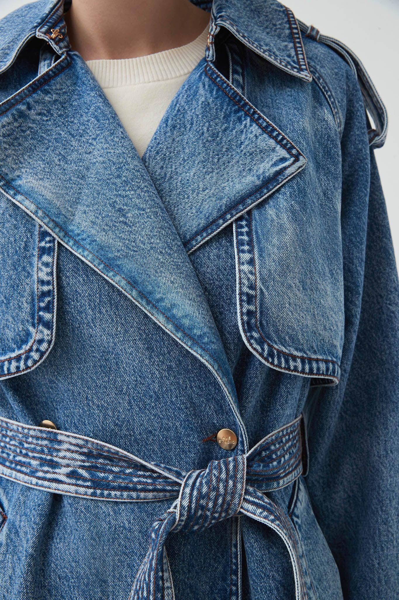 Blues Denim Trench Product Image