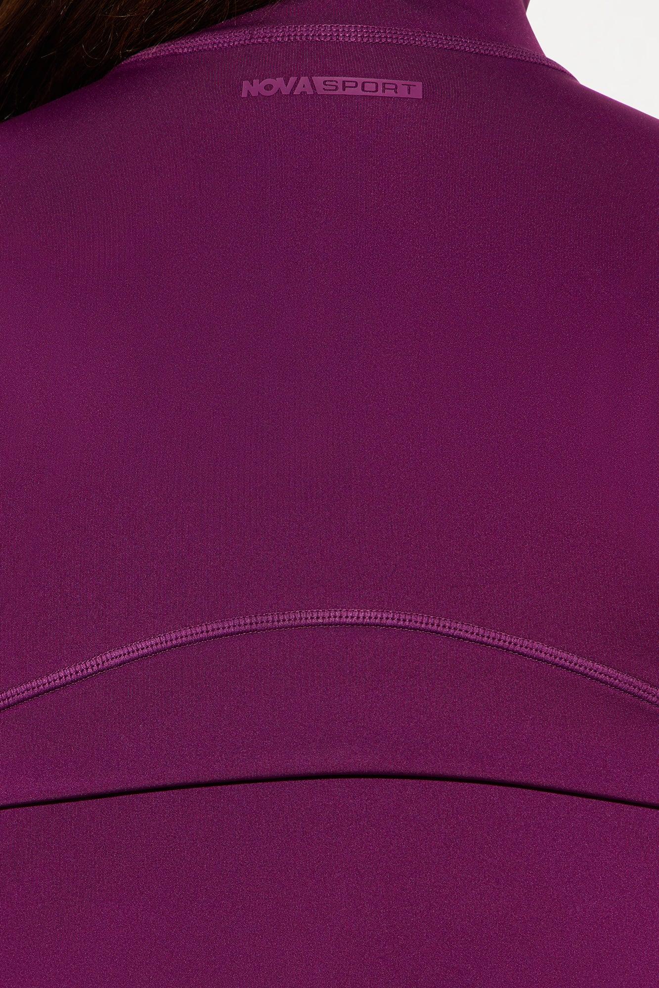 Take A Spin Elevate Active Top - Plum Product Image