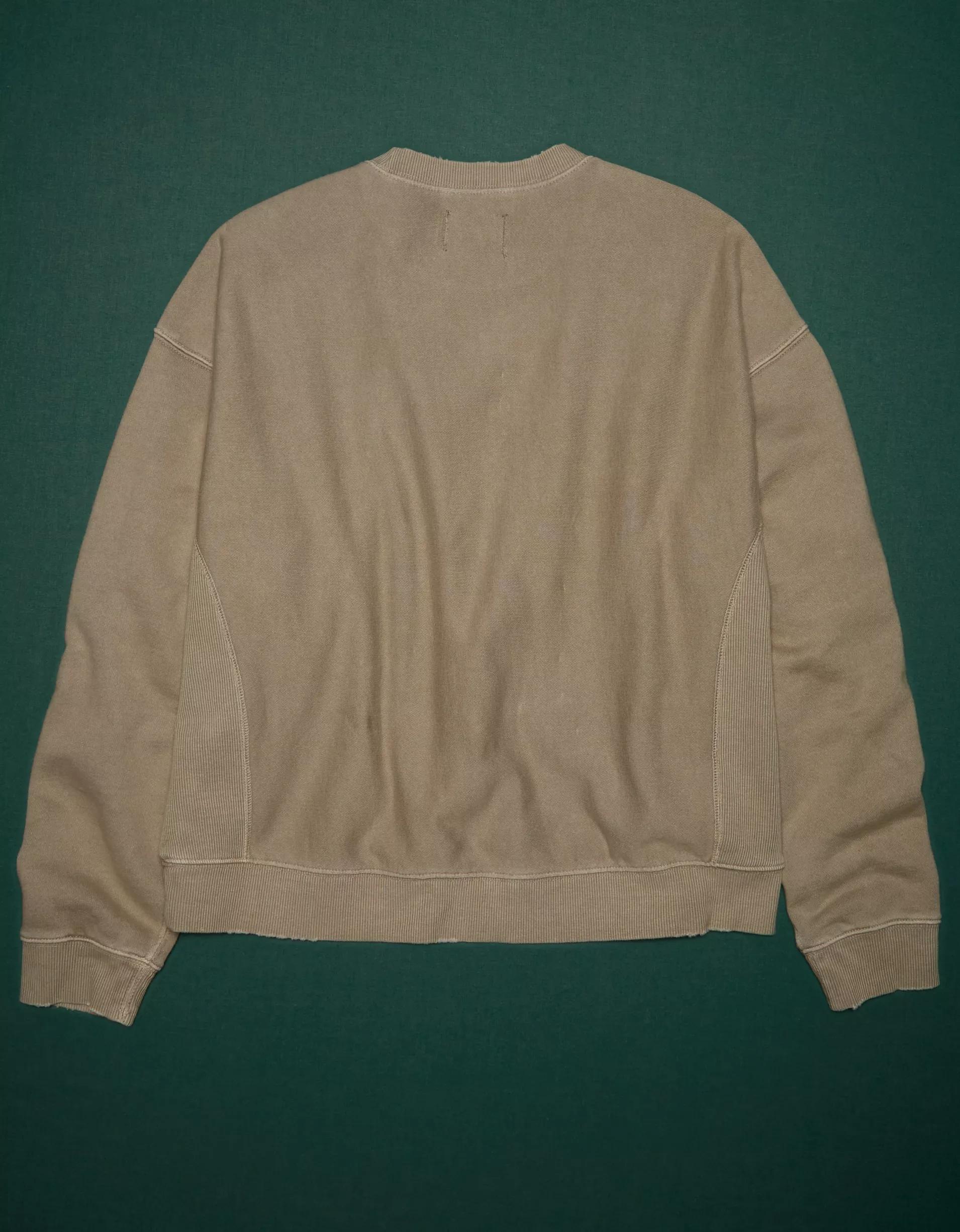 AE77 Premium French Terry Crewneck Sweatshirt Product Image