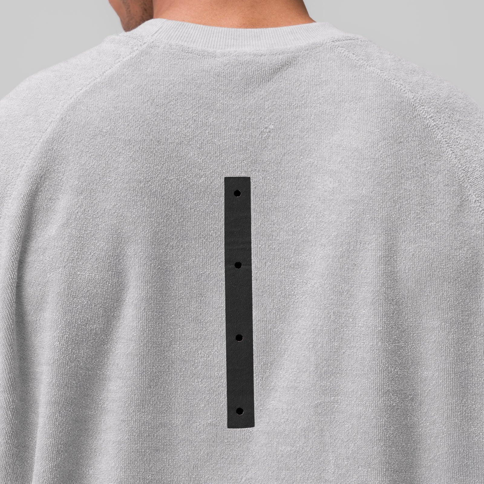 1092. Towel Terry Cutoff - Heather Grey Product Image