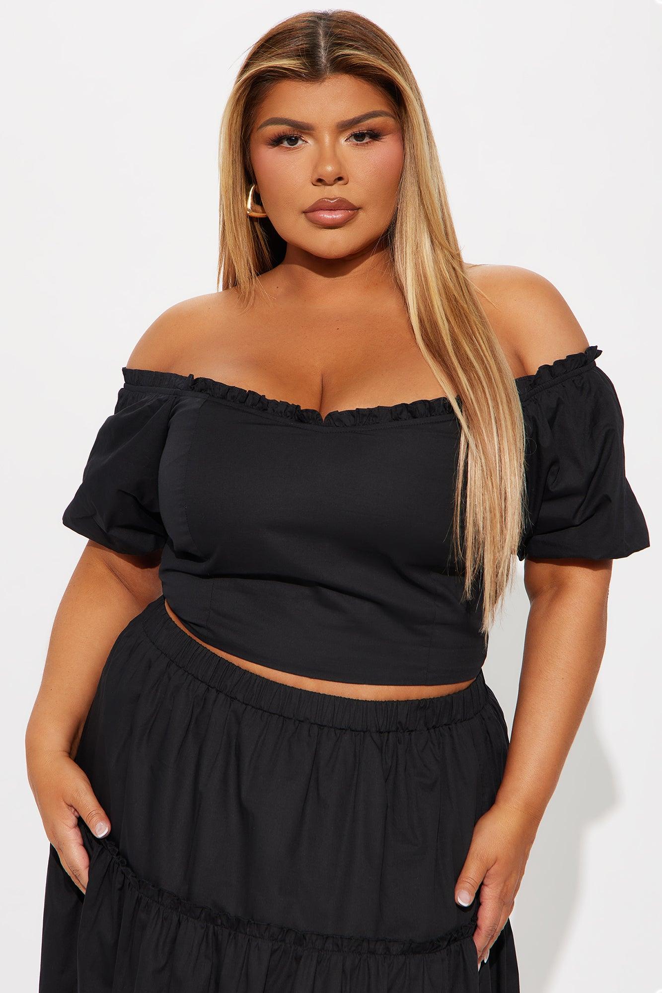 Melissa Maxi Skirt Set - Black Product Image