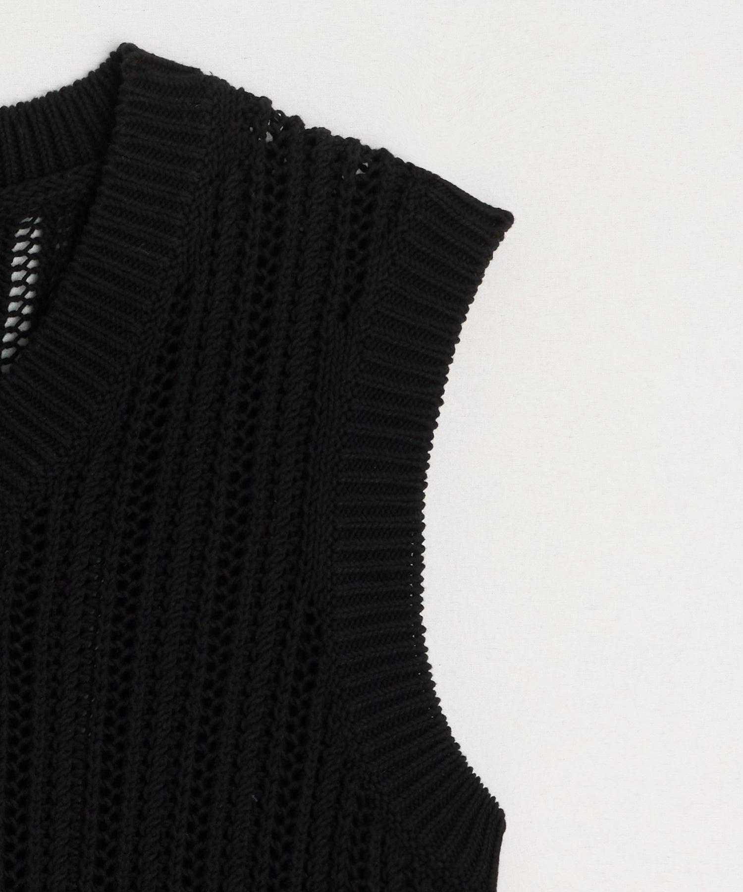 Open Stitch Sweater Vest Product Image