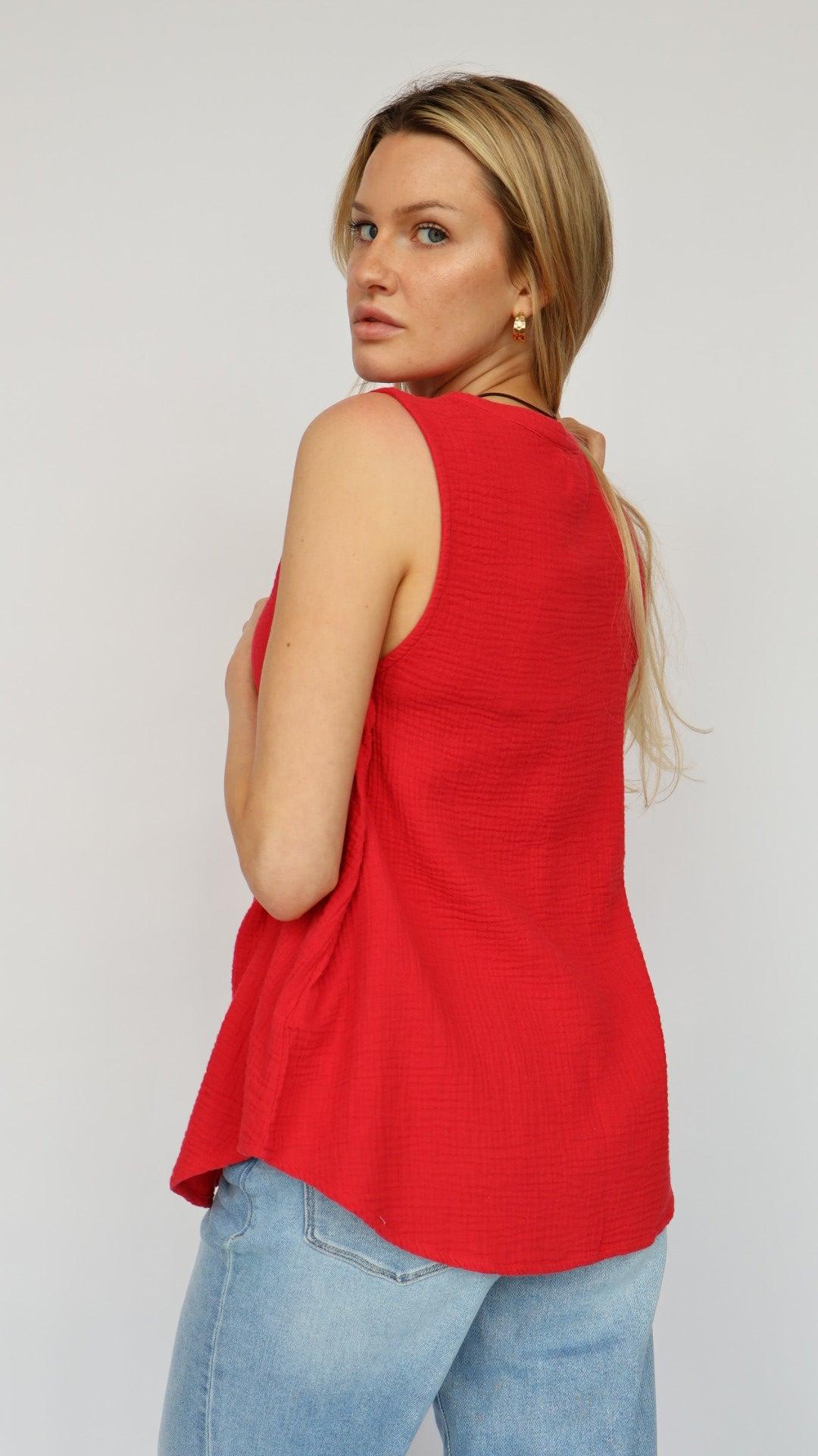 Dear John Denim Raja Sleeveless Blouse Product Image