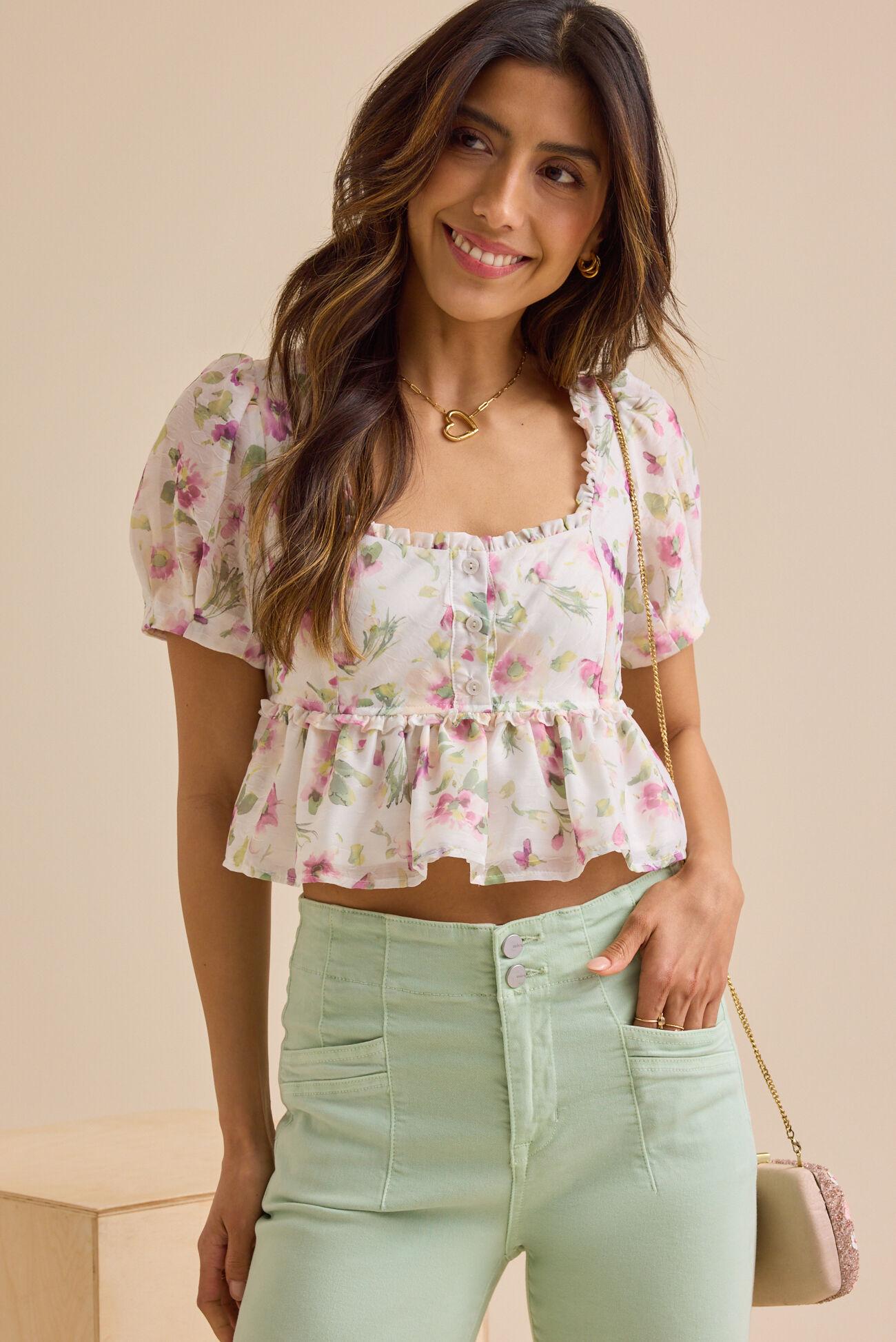 Lindsay Babydoll Top Product Image