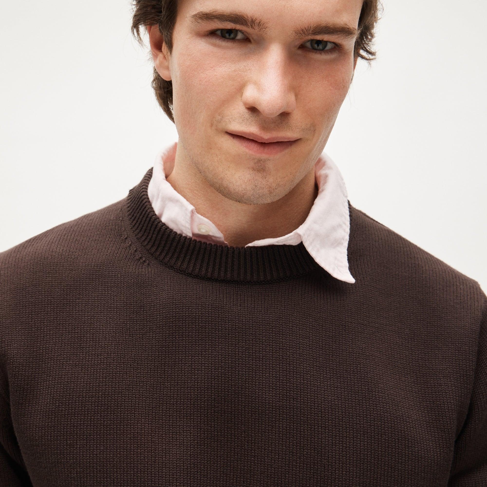 Heritage cotton crewneck sweater Product Image