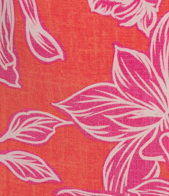 Tommy Bahama Paradiso Printed Halter Neck Sleeveless Stretch Jersey Maxi Dress Product Image