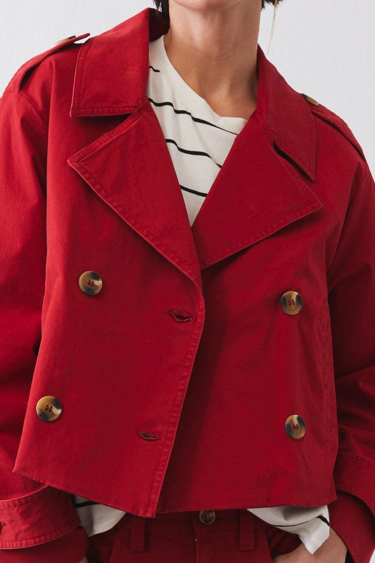 The Modern Cropped Trench Product Image