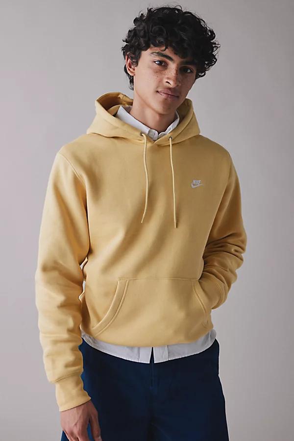 Nike Club Logo Fleece Pullover Hoodie Sweatshirt Mens at Urban Outfitters Product Image