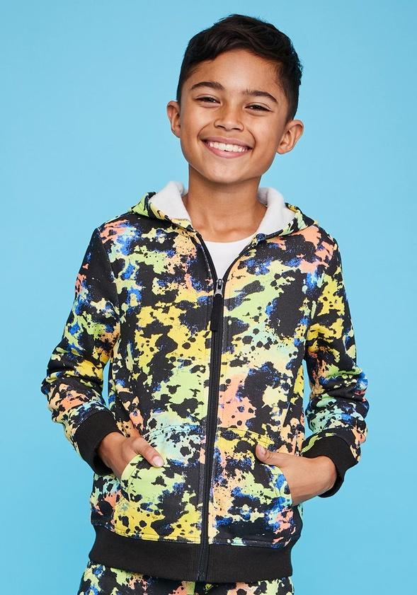 JustFab Margaux Platform Loafer Pump Womens Black/ White Size 8.5 Product Image