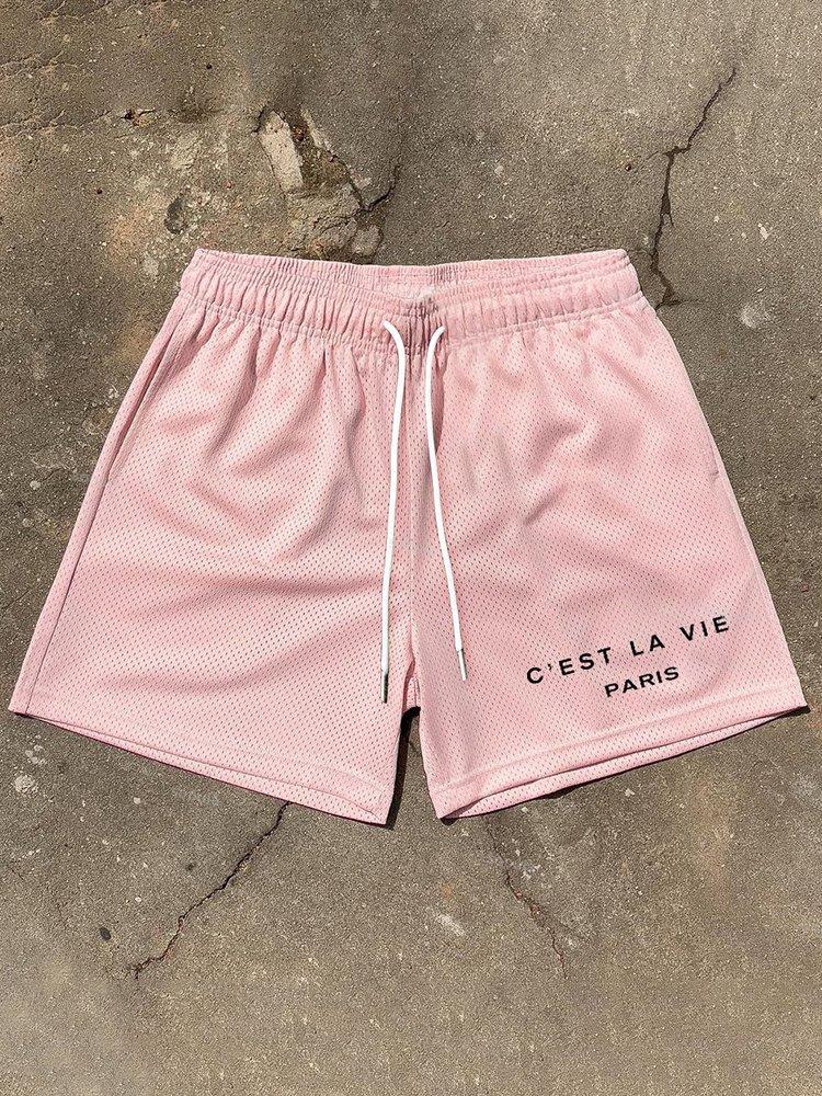 Sopula C'est La Vie Graphic Mesh Shorts Product Image