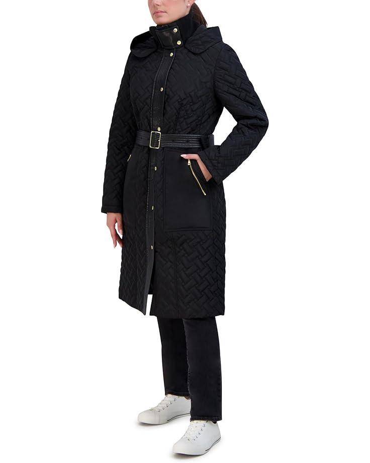 Taffeta Down Coat With Bib Product Image