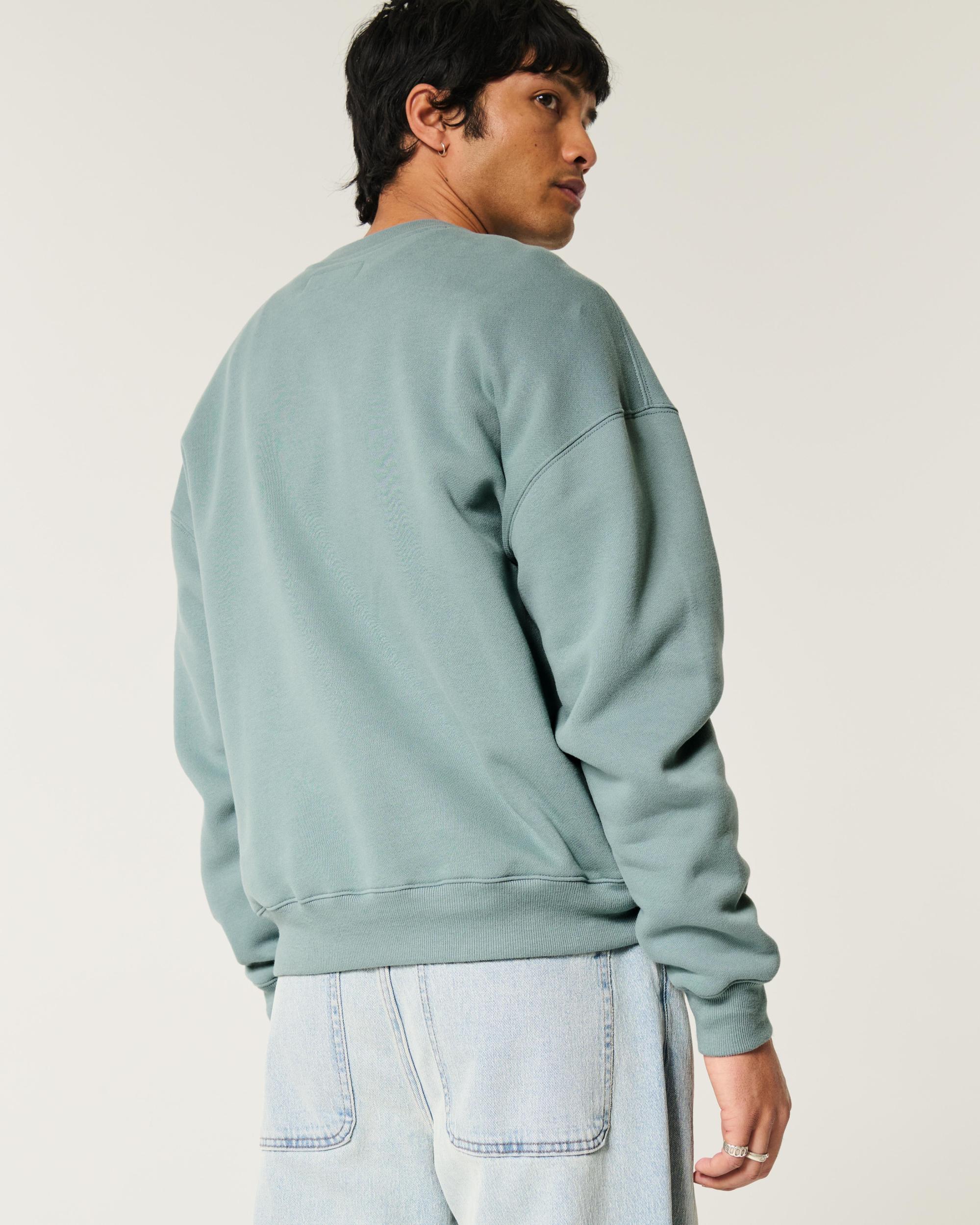 Boxy LA Finals Tennis Graphic Crew Sweatshirt Product Image