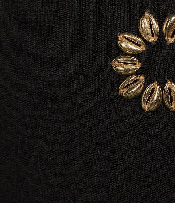 Antonio Melani Eliana Linen Blend Square Neck Shell Sleeveless Shift Dress Product Image