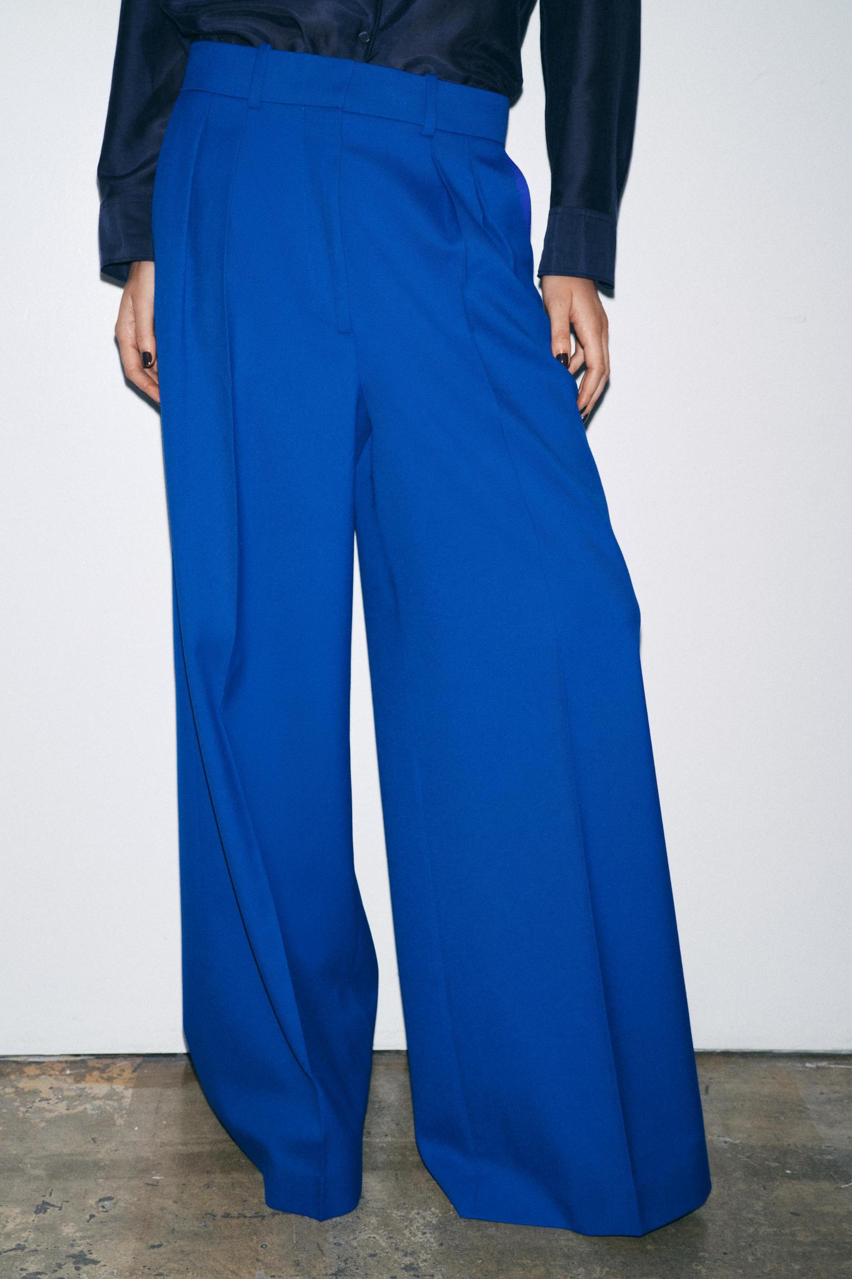 ZW COLLECTION WIDE LEG PLEATED PANTS Product Image
