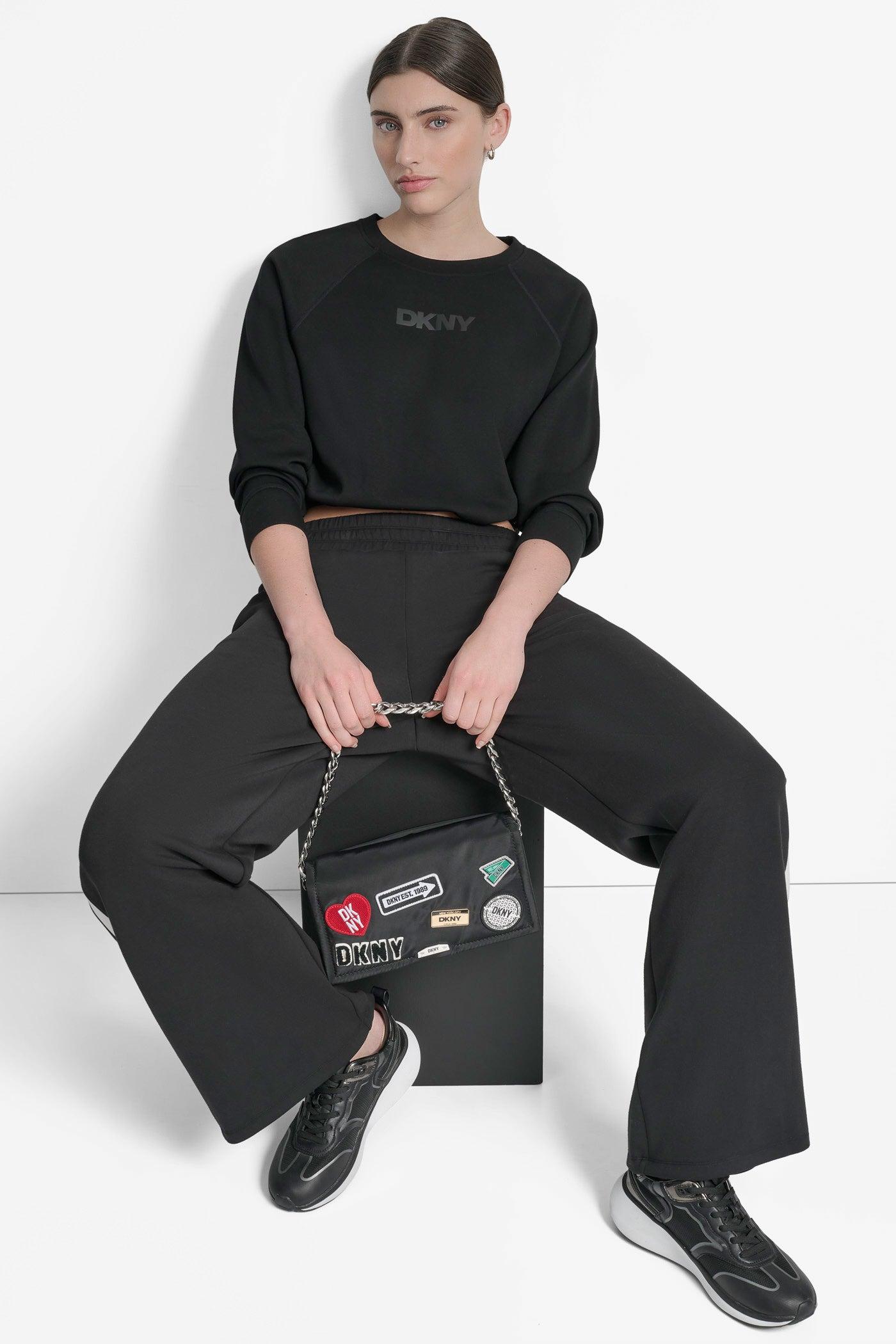 CROPPED DRAWSTRING-HEM SWEATSHIRT Product Image