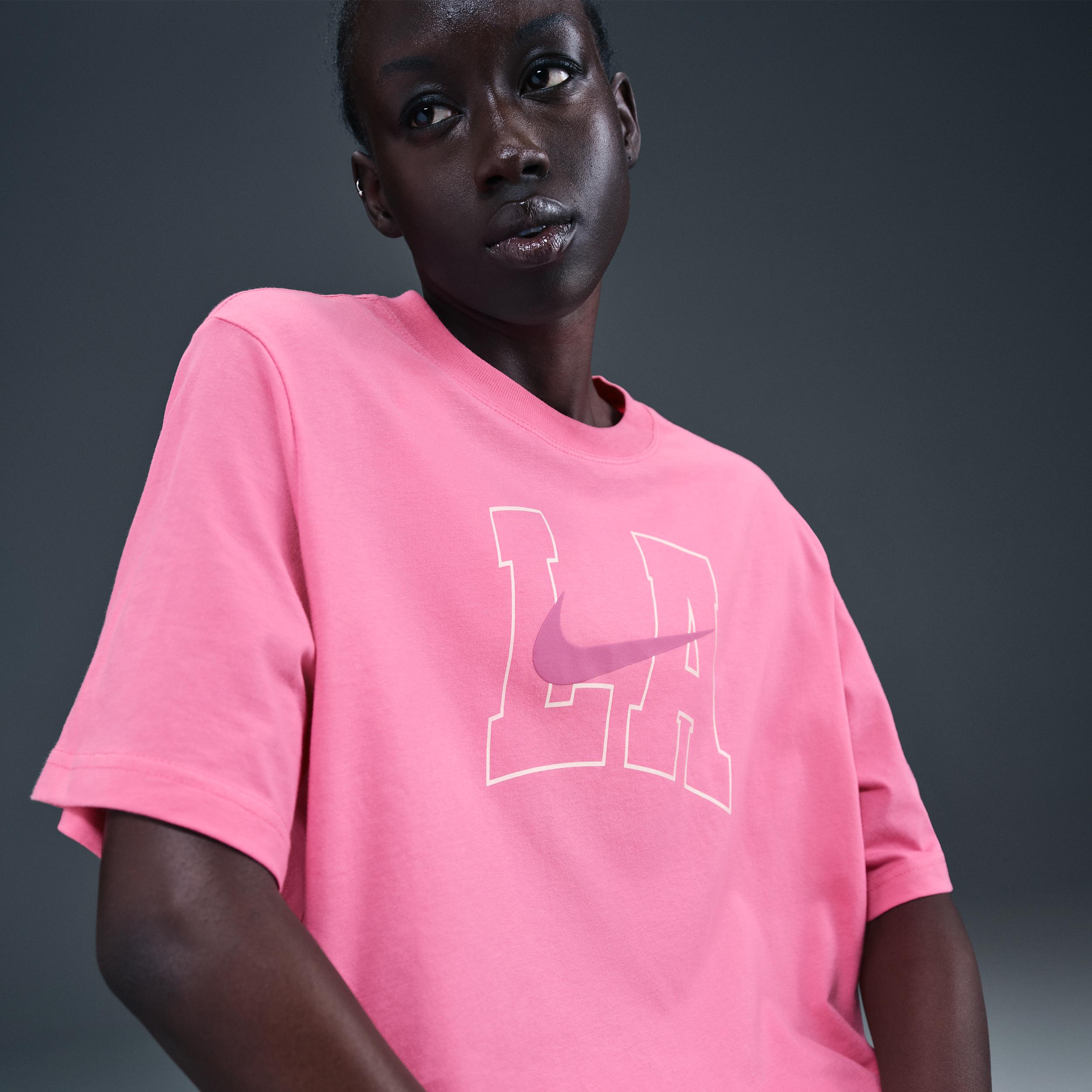 Womens Nike Sportswear Essential Graphic T-Shirt | IB8927-684 Product Image