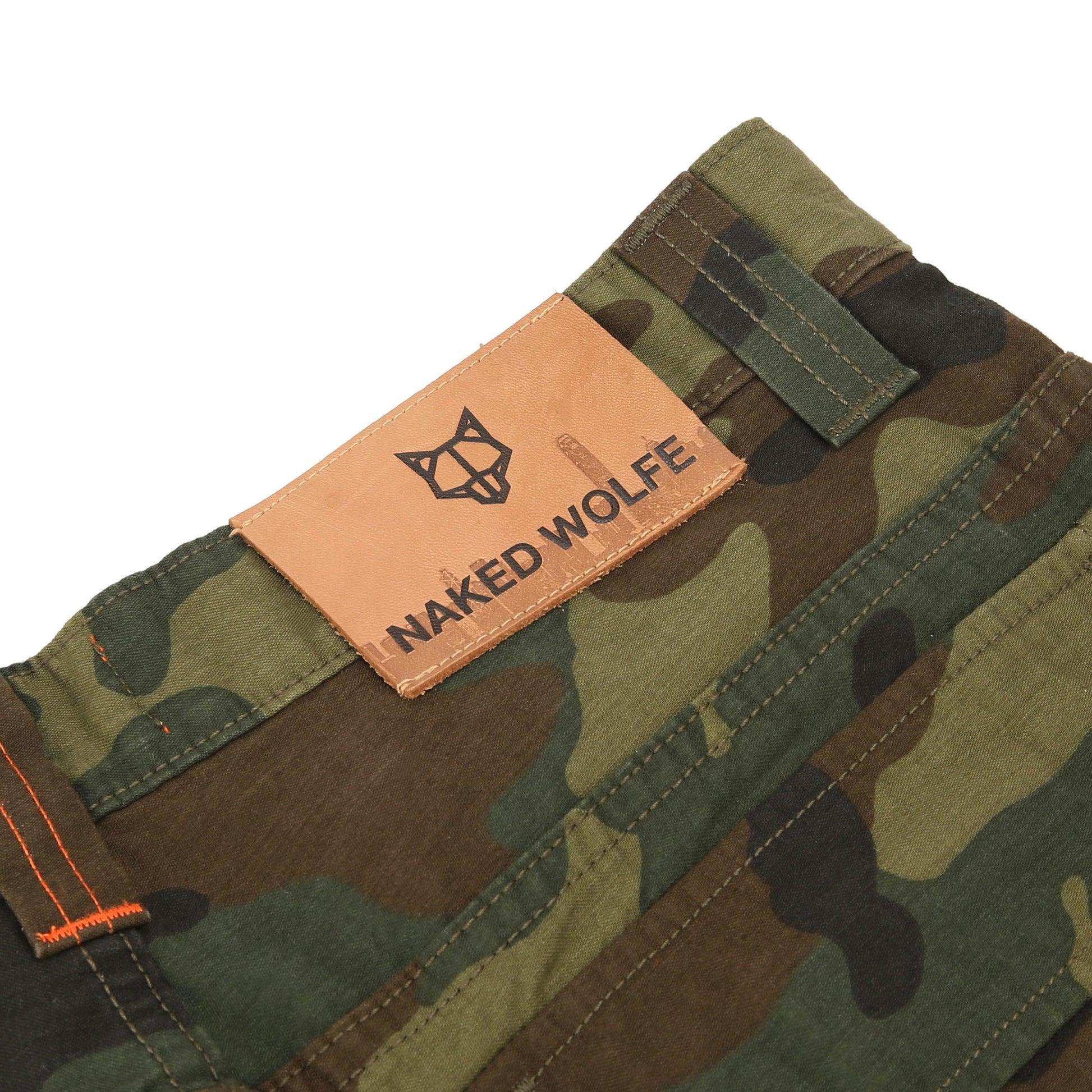 Baggy Pocket Cargo Pants Camo Product Image