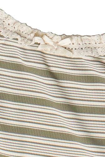 Striped Ribbed Shorts Product Image