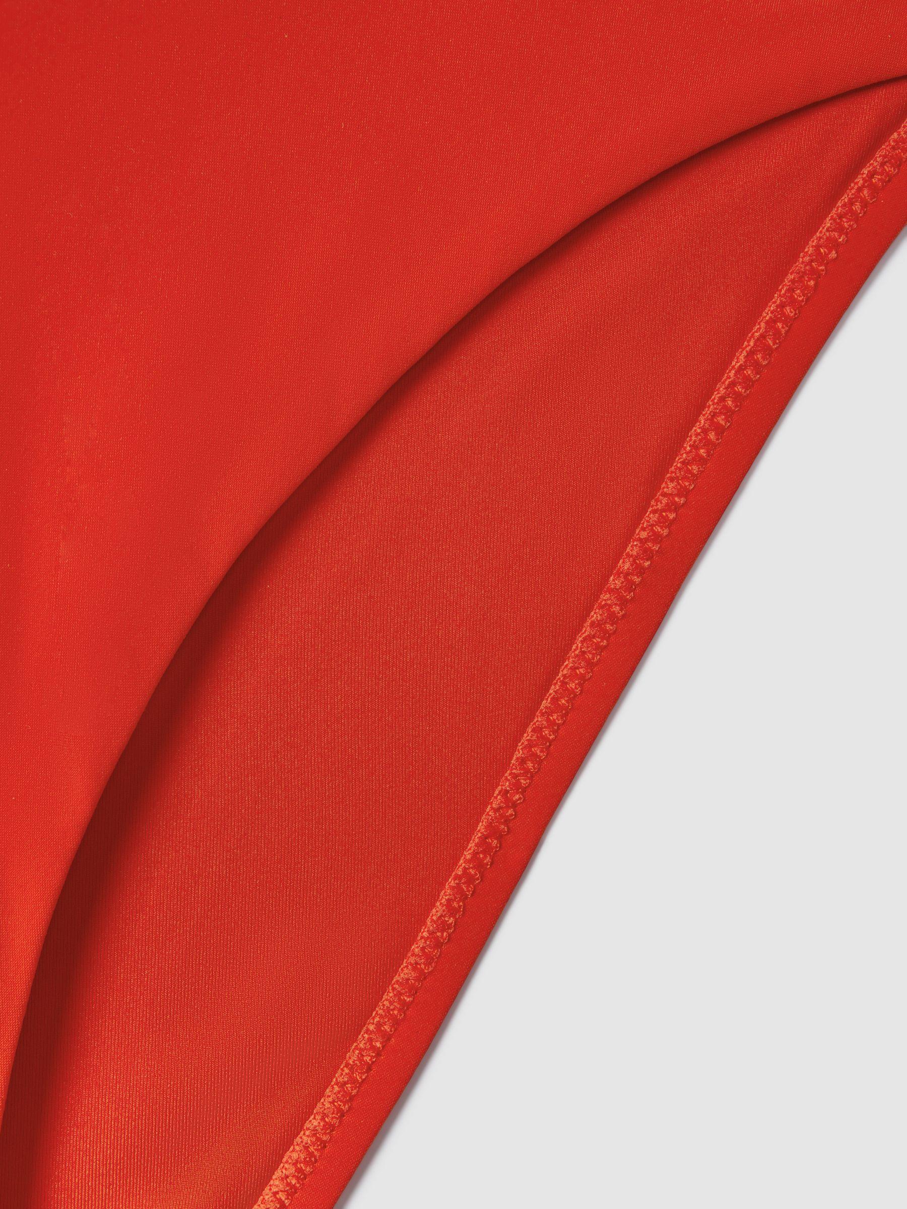 Fixed Side Bikini Bottoms in Red Product Image