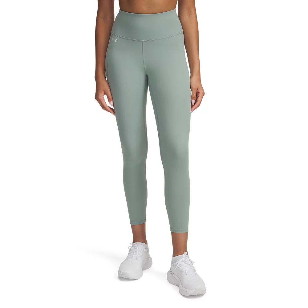 Women's Under Armour Motion High-Waisted 7/8 Ankle Leggings, Size: XL, Silica Green Product Image