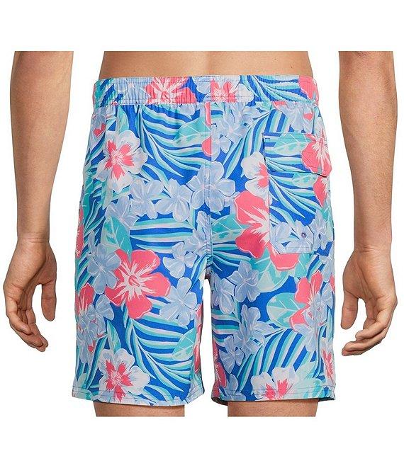 Vineyard Vines Chappy Floral Print 7#double; Inseam Swim Trunks Product Image
