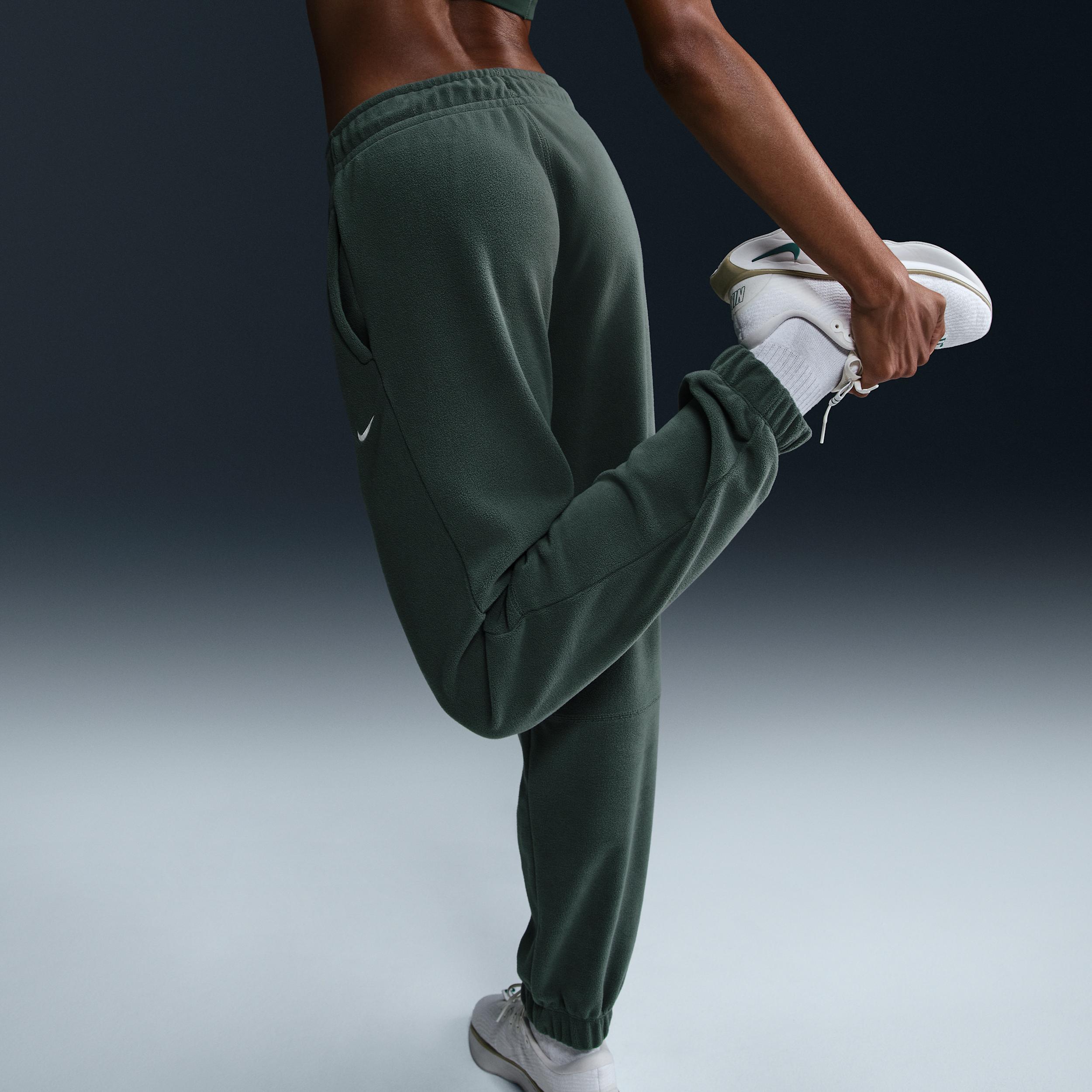 Nike Womens Therma-FIT One Loose Fleece Pants | FB5578-338 Product Image