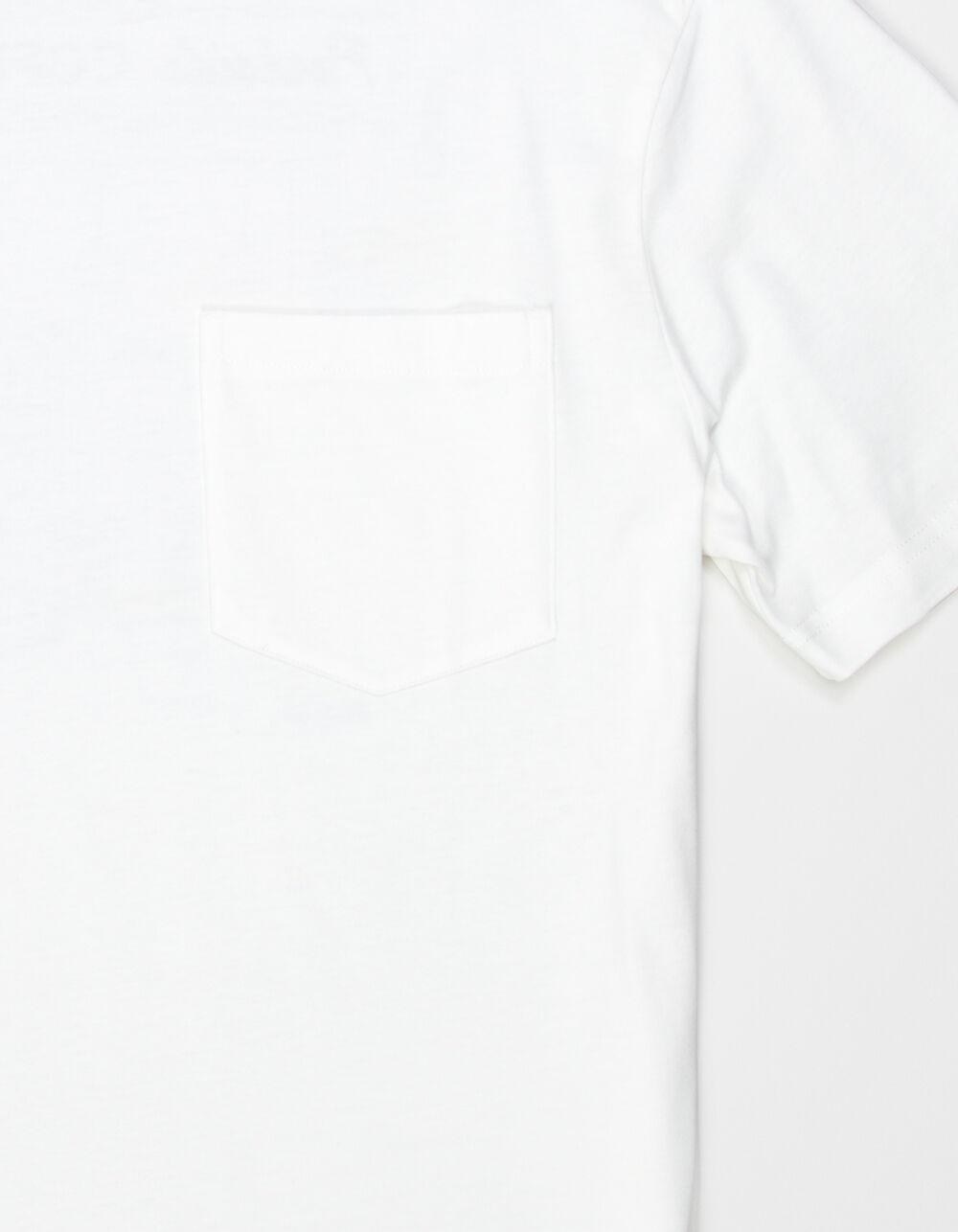 ONLY & SONS Archie Life Mens Relaxed Pocket Tee - WHITE Product Image