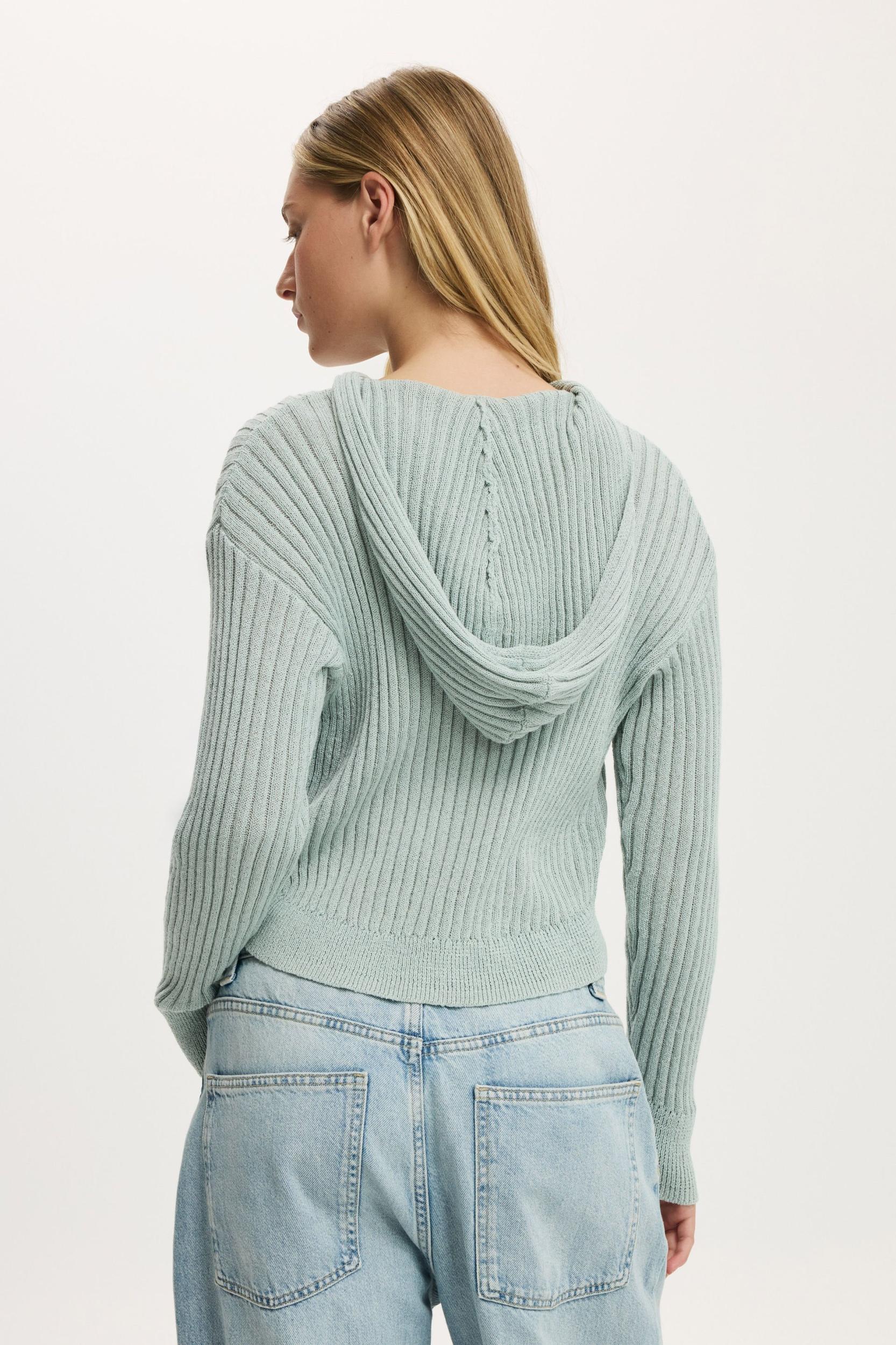 Summer Rib Zip Hoodie Product Image