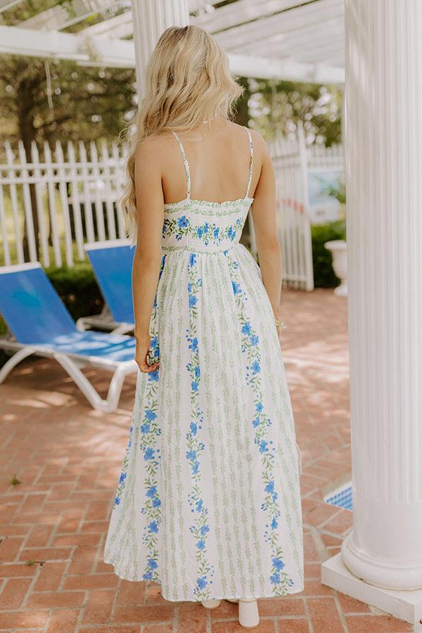 Villa Charm Floral Maxi Dress Product Image