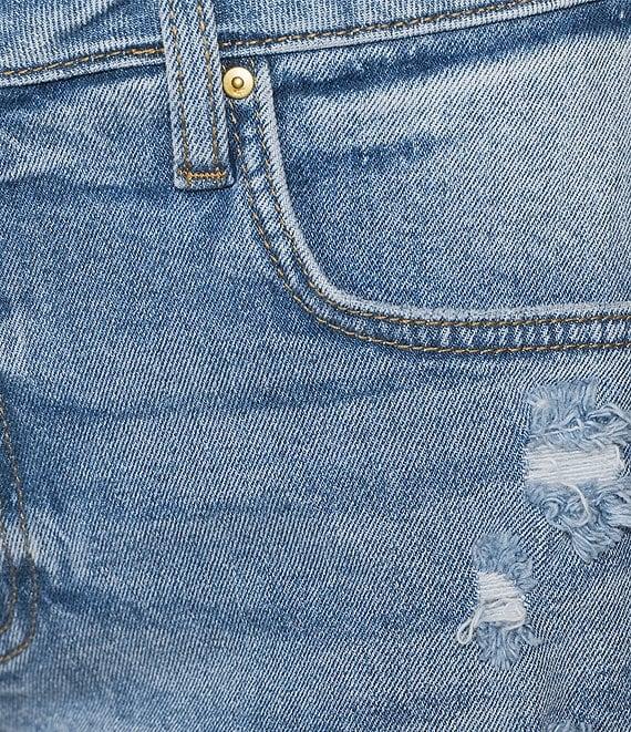 KUT from the Kloth Hailey Stretch Denim High Rise Shorts Product Image