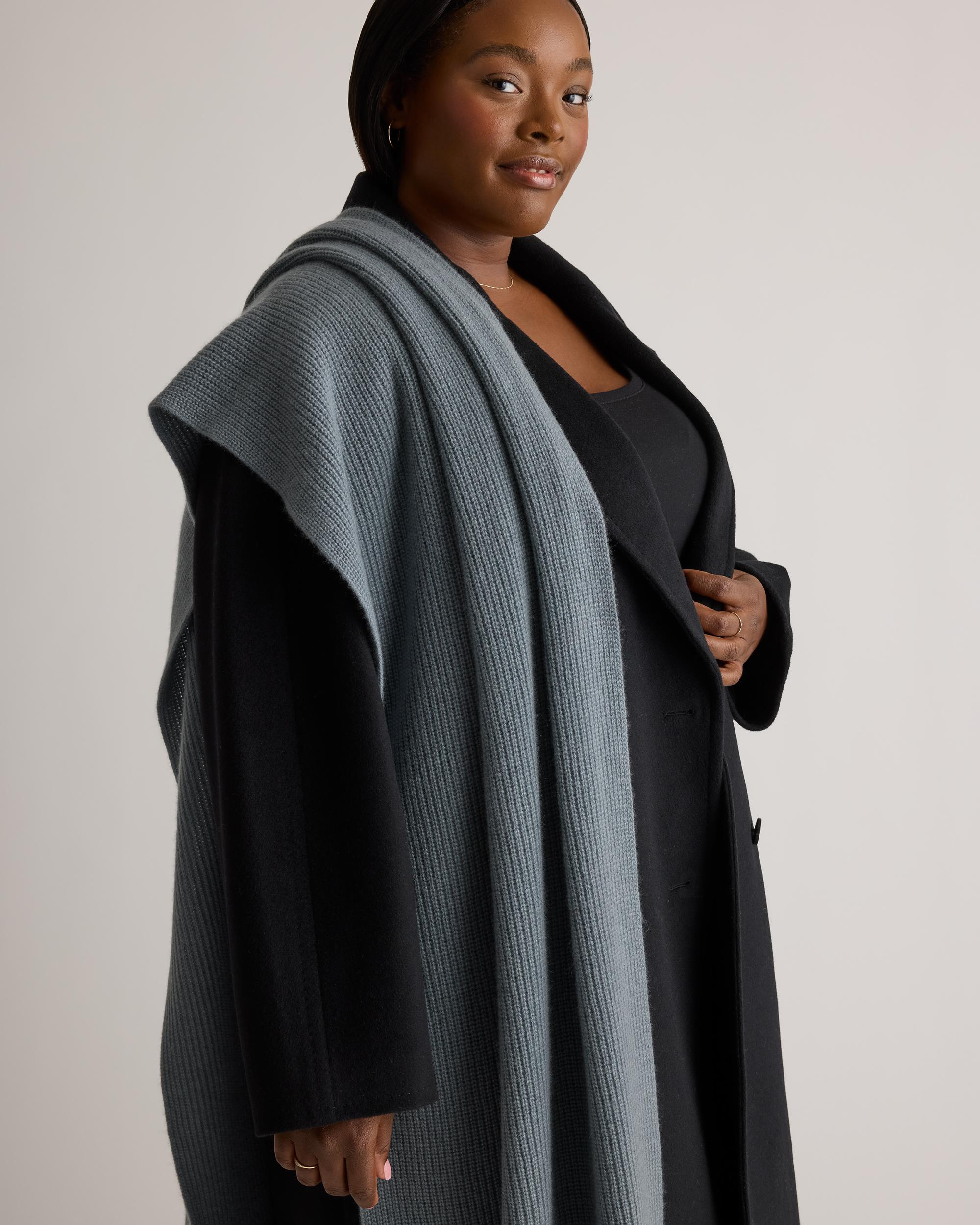 Quince | Women's Mongolian Cashmere Ribbed Wrap Product Image