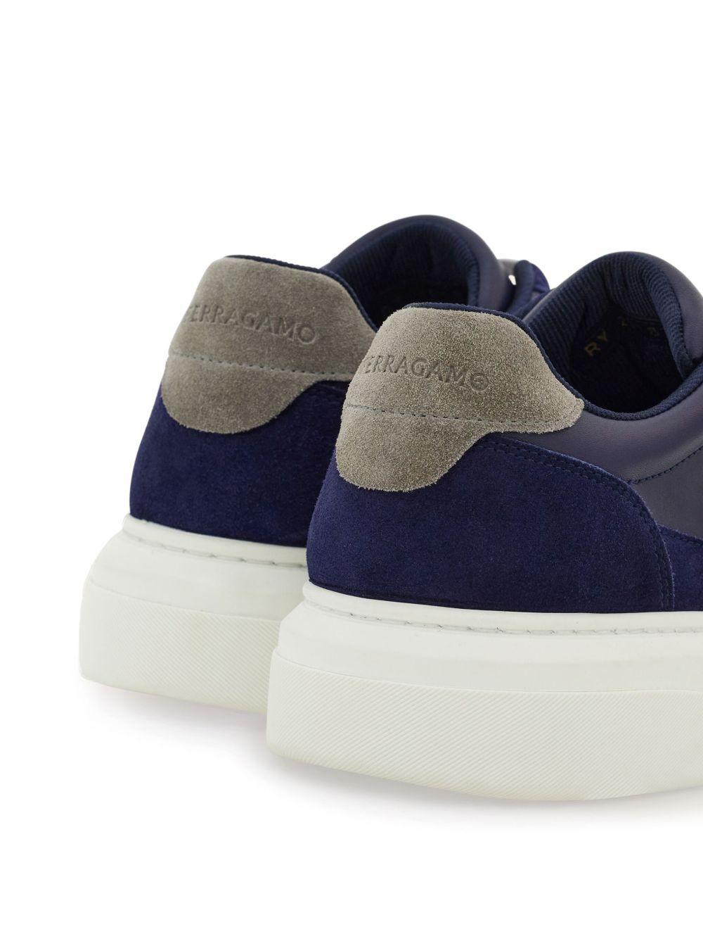 Gancini leather sneakers Product Image