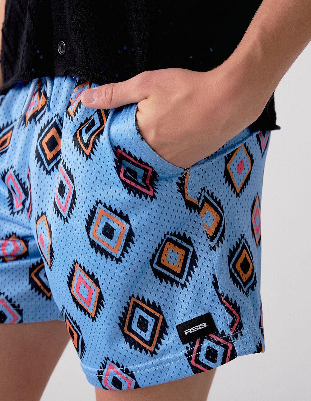 RSQ Mens 6" Mesh Shorts - PINK COMBO Product Image