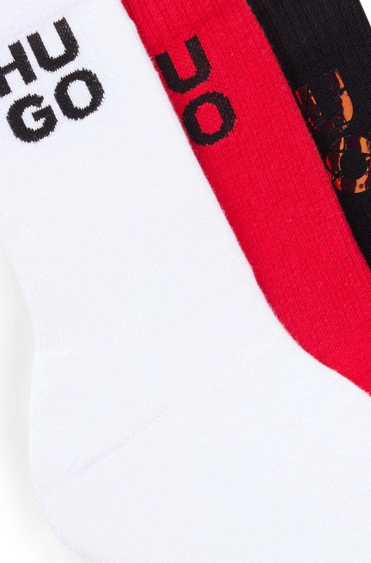 Three-pack of short-length socks with logo details Product Image